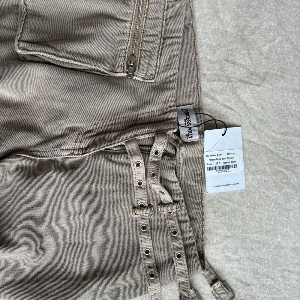 Princess Polly Beige Cargo Pants